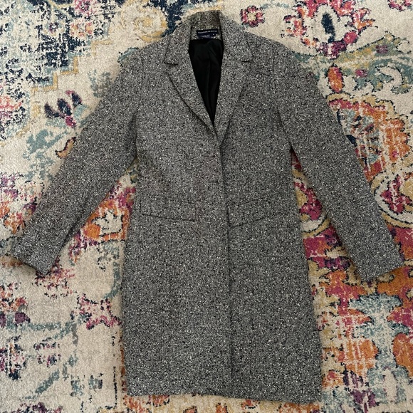 Marbled double breasted coat - Picture 1 of 5